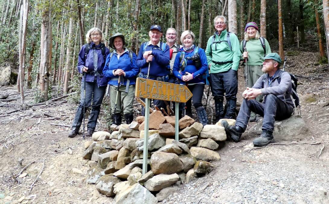 Club members during a trip up Mt Arthur. Picture: Facebook