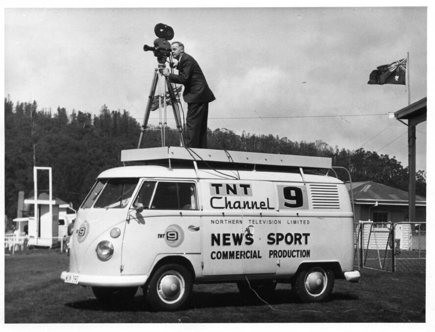 ABOVE: The TNT-9 cine cameraman Max Lamb Picture: Len Scambler's photo archive