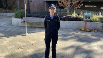 Inspector Ruth Orr at Civic Square on Saturday