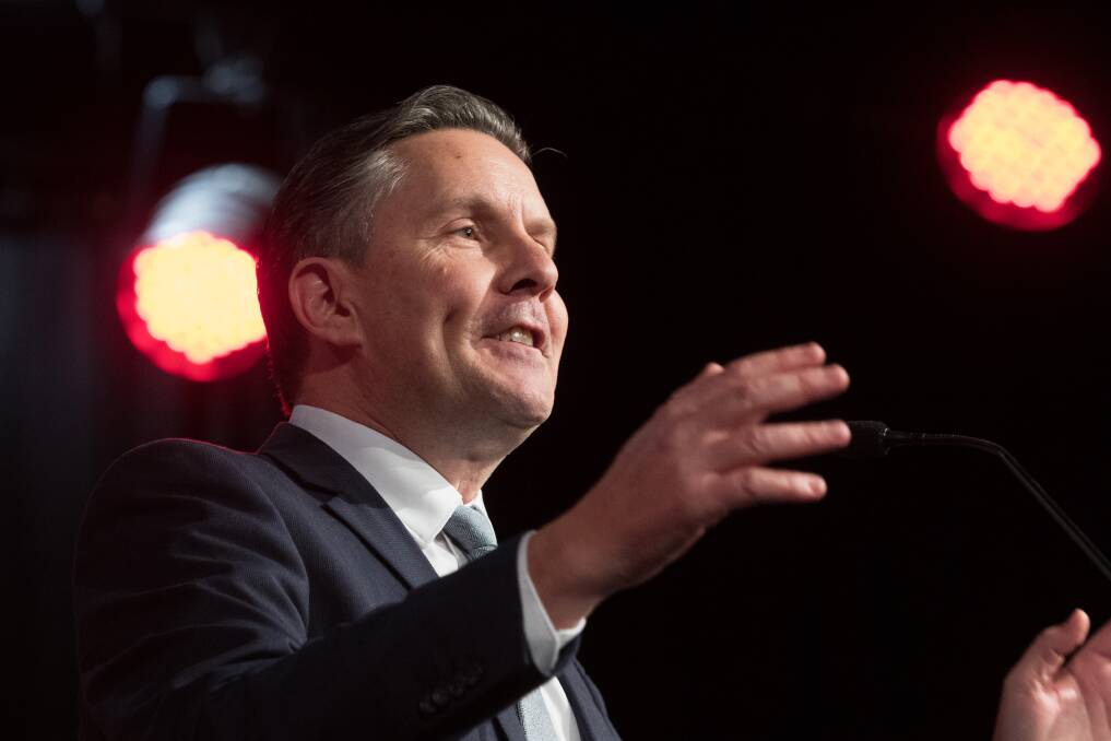 PROMOTING CHANGE: Shadow Minister for Health Mark Butler broke down the key issues he had identified in Northern Tasmania's healthcare system, and offered a range of potential solutions. Picture: Phillip Biggs.