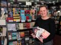 BOOKLOVER: Andy Durkin at Petrarch's Bookshop in Launceston. Picture: Phillip Biggs