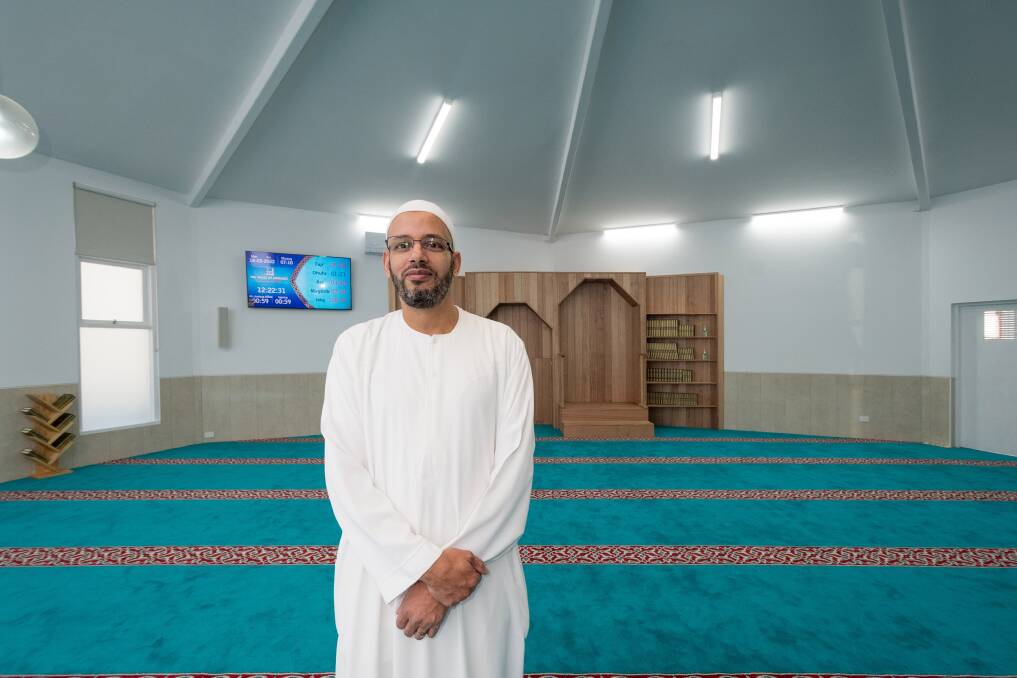 FAITH: Dr Mostafa Seleem at the opening of The Masjid Launceston on March 18. Pictures: Phillip Biggs. 