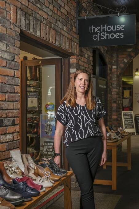Dianne Sheehan owner of House of Shoes. Picture: Craig George