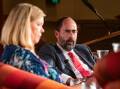 Bass Liberal MHR Bridget Archer and Labor's Ross Hart at The Battle for Bass Debate. Picture: Paul Scambler