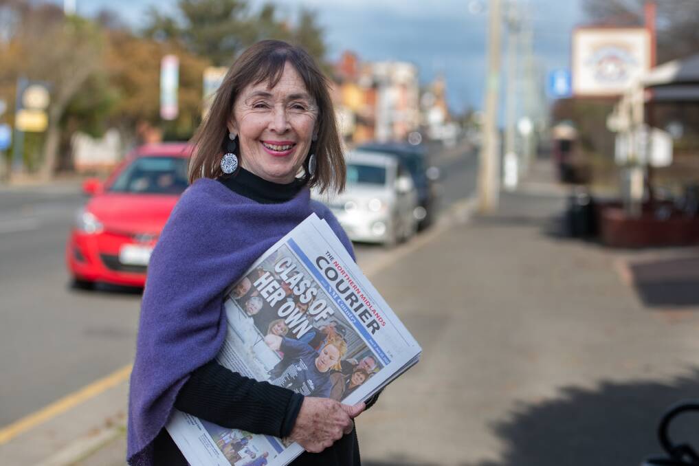 PAPER ROUND: Alison Andrews In Longford. Picture: Paul Scambler