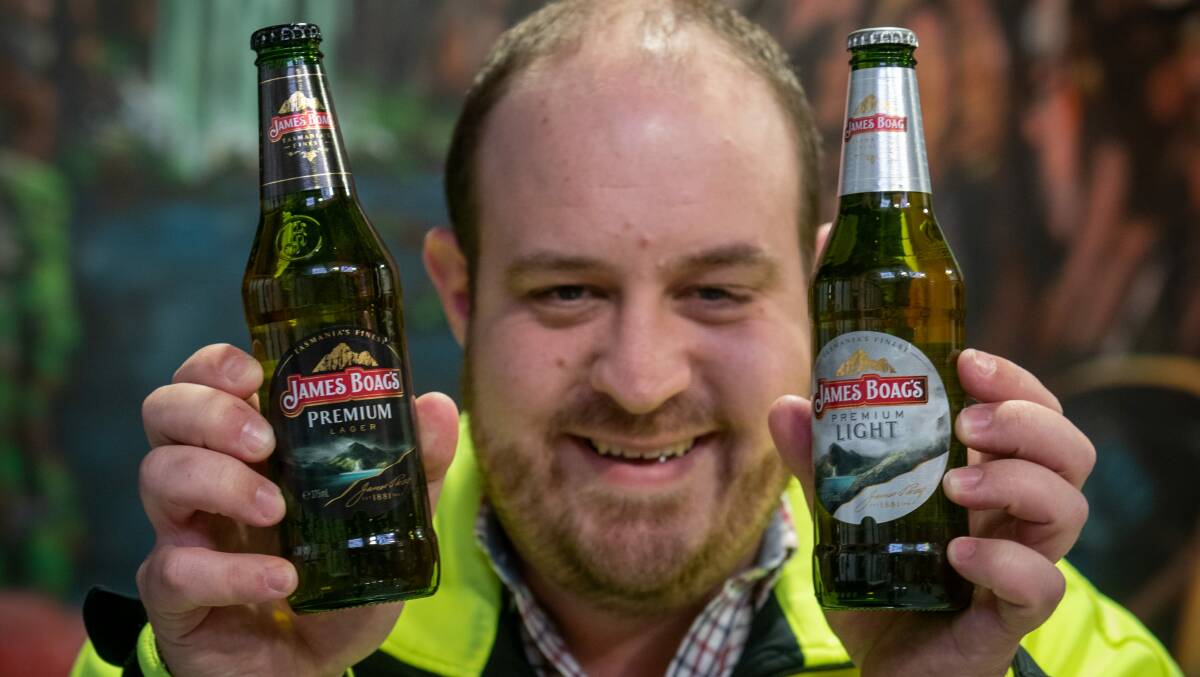 BREWERY BLUES: Boags Brewery manager Nathan Calman. Picture: Phillip Biggs