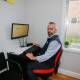 ERGONOMICS: Physio Freedom director and physiotherapist Clifton Watt gives ergonomic working from home tips. Picture: Anthony Brady