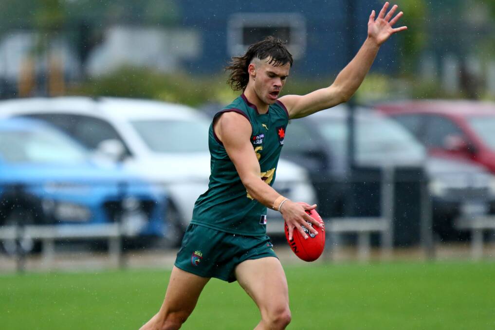 TOP RECOGNITION: Devonport's Lachie Cowan has been selected in this year's AFL Draft Combine set to take place in October. Picture: Rodney Braithwaite