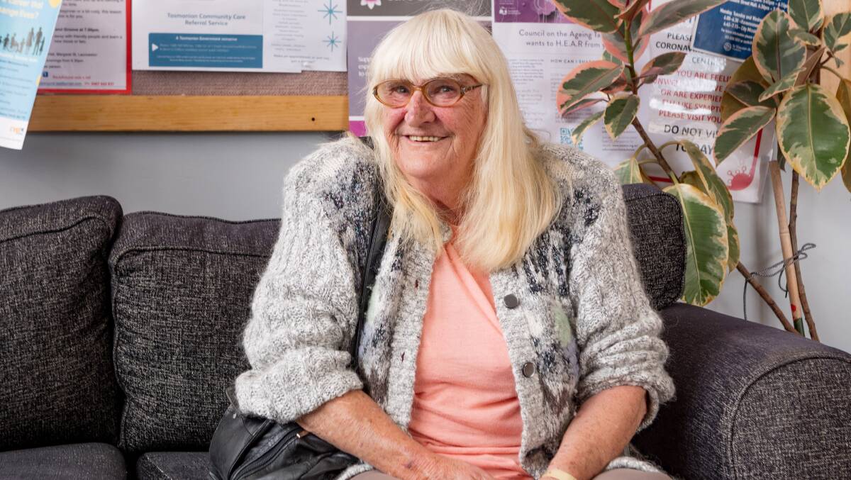 INCREDIBLY IMPORTANT: Gaylene Atkins is one of many Tasmanians using food support services, delivered via Starting Point Neighbourhood House in Ravenswood. Pictures: Phillip Biggs