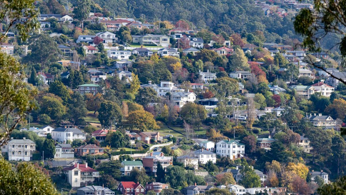 Residential land is fast-becoming a scarce resource in Launceston. Picture by Paul Scambler