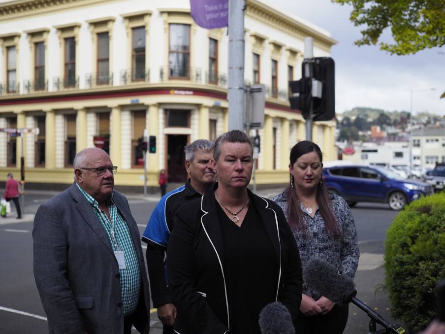 Janie Finlay gives an update on the impending closure of Bendigo Agencies in North East Tasmania. Picture by Joe Colbrook