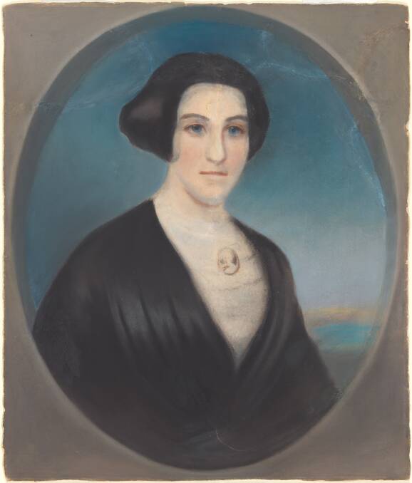 A sketch of Catherine Bennett by her husband Thomas Francis Meagher. Picture by Libraries Tasmania