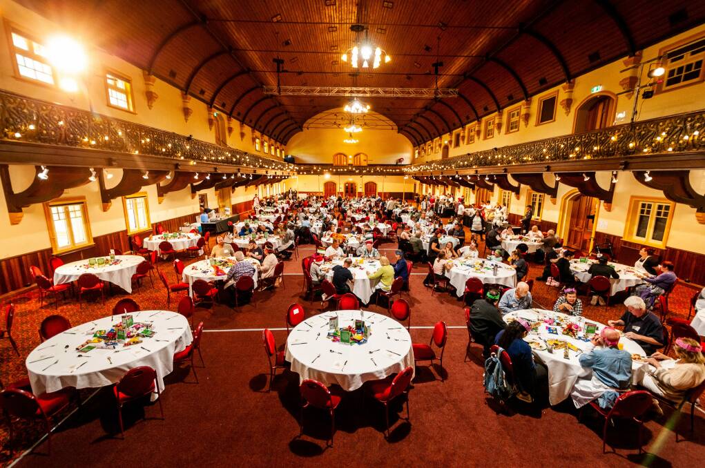 'May your time be spent with family, friends, and the less fortunate' this Christmas. Pictured is the Launceston City Community Christmas lunch in 2020. File picture