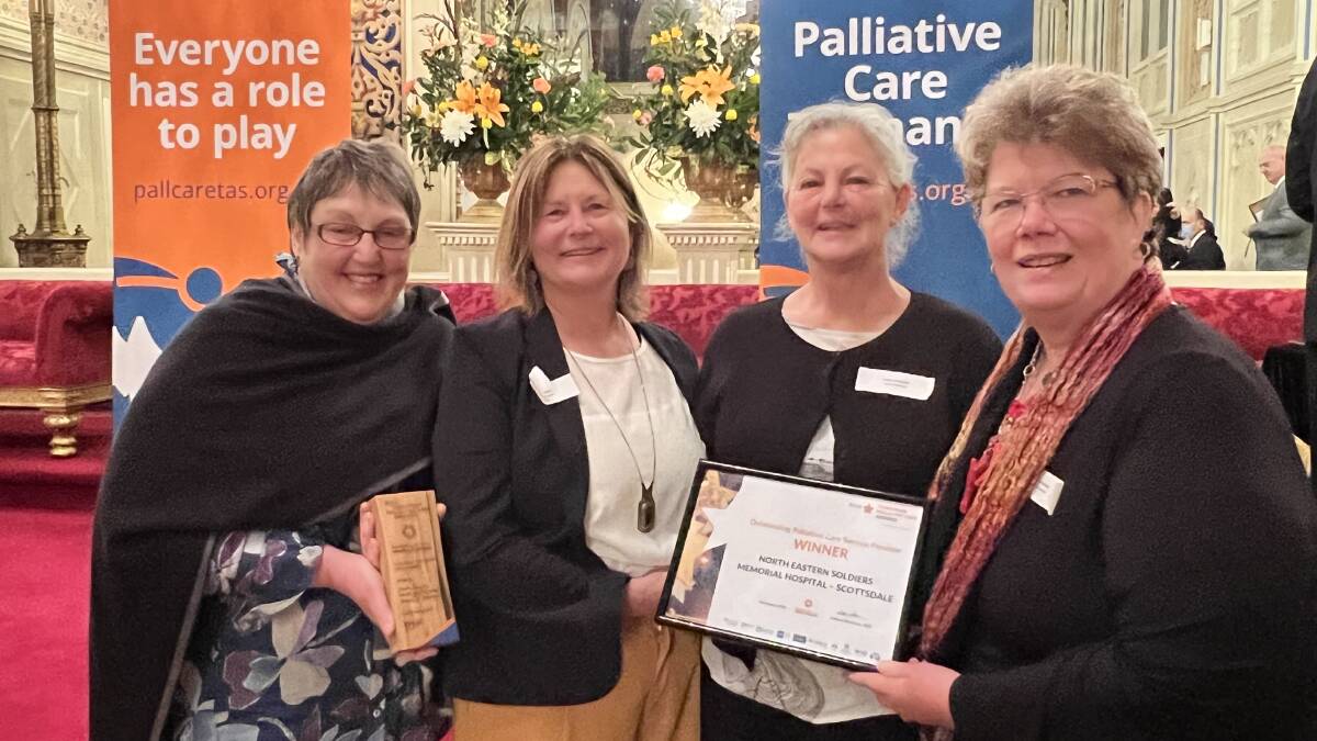 CARE: Scottsdale's North-Eastern Soldiers Memorial Hospital nursing team recognised for their hard work. Picture: Supplied