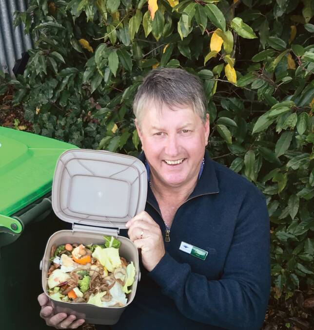 SUSTAINABLE LIVING: Meander Valley mayor Wayne Johnston says the council will introduce changes to waste services, such as introducing FOGO bins. Picture: Supplied