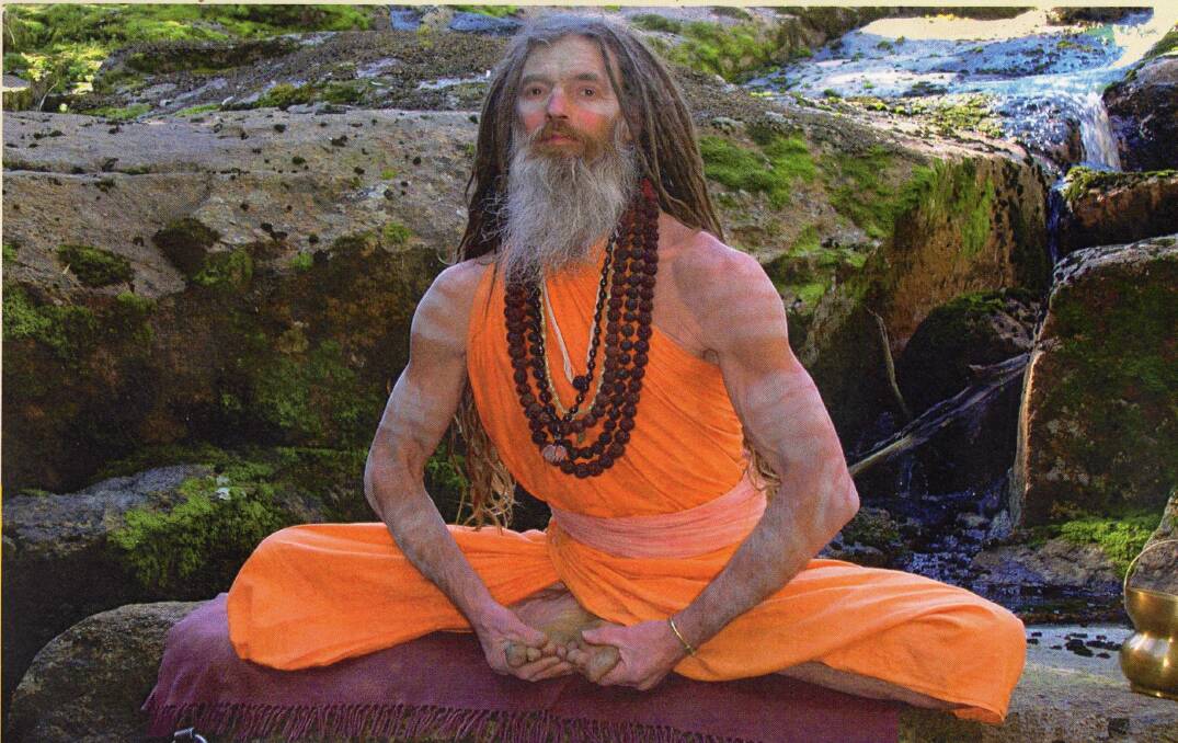Malcolm/Hanuman Giri/Baba the spiritual man on his life journey with Yoga In Daily Life. Picture: Supplied. 