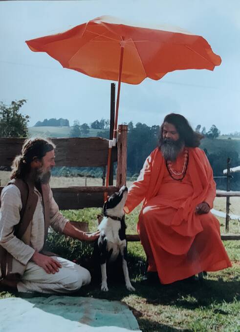 Swamiji's first visit to Tasmania from easter-Europe, especially to visit Hanuman's home in Derby and to offer spiritual guidance. Picture: Supplied.