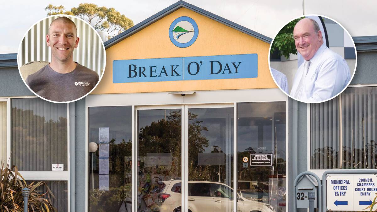 Break O'Day are considering following moves by Eurobodalla Shire Council mayor Mathew Hatcher (left) and Bega Valley Shire Council mayor Russell Fitzpatrick (right), who have written to residents asking to put holiday homes on the rental market. Picture: Phillip Biggs
