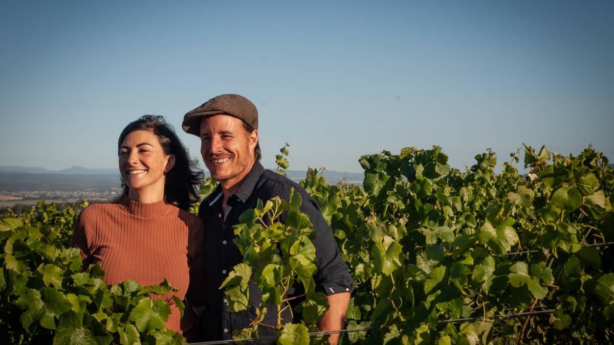 GRAPES: Lauren and Matthias Utzinger, owners of Utzinger Wines. Picture: Supplied