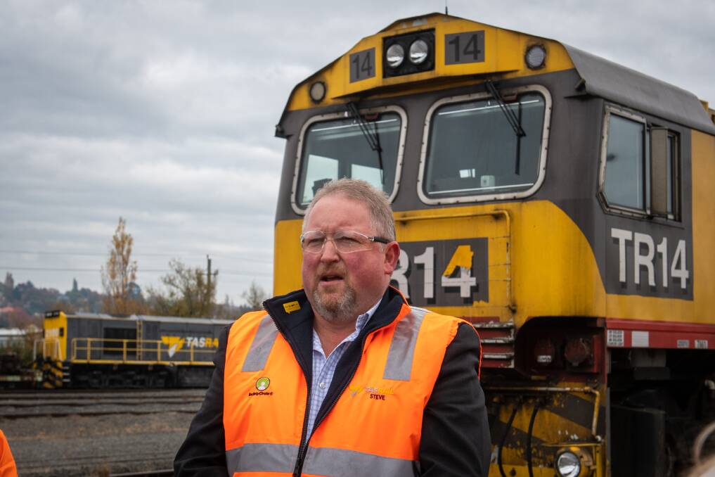 TasRail CEO Steven Dietrich is progressing through a period of massive investment. Picture by Paul Scambler