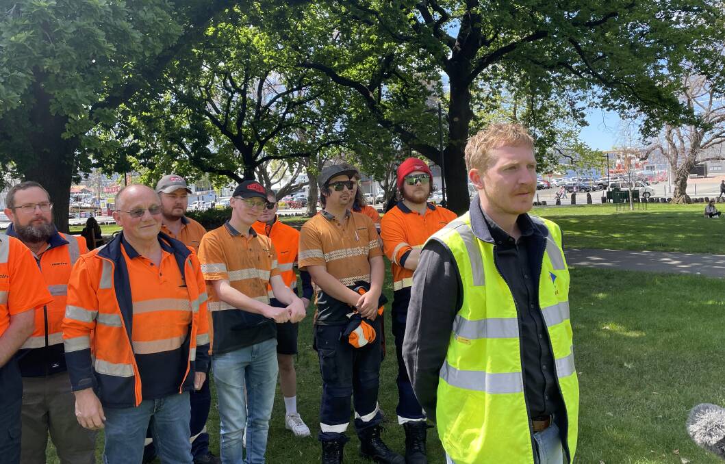 Australian Manufacturing Workers Union state organiser Jacob Batt says worker representatives and management will meet next Wednesday. Picture by Ben Seeder