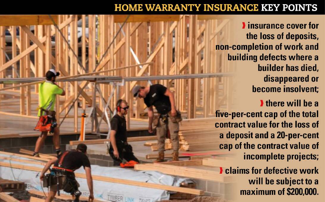 Law to insure homes during construction