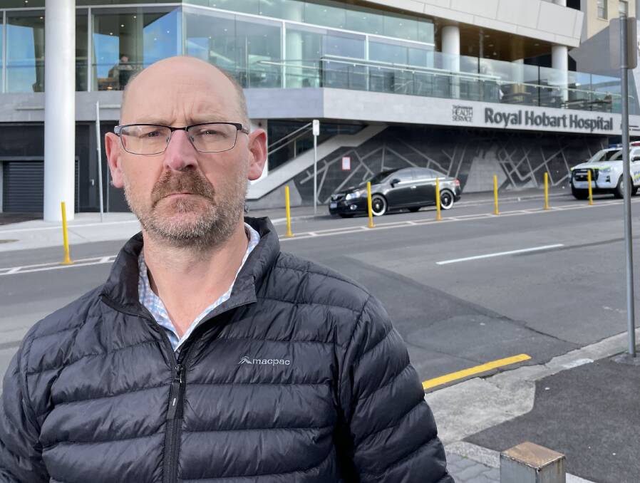 Australian Medical Association Tasmania spokesman Dr Michael Lumsden-Steel said bed block and patient flow issues in Hobart have impacted patients in the north and north-west. Picture by Ben Seeder