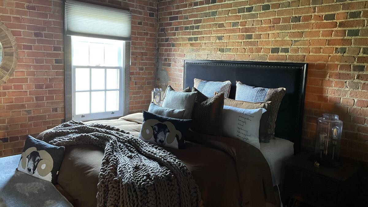 Calstock Estate's boutique accommodation features original convict brickwork and features, renovated with all modern luxuries. PHOTO: Ben Seeder