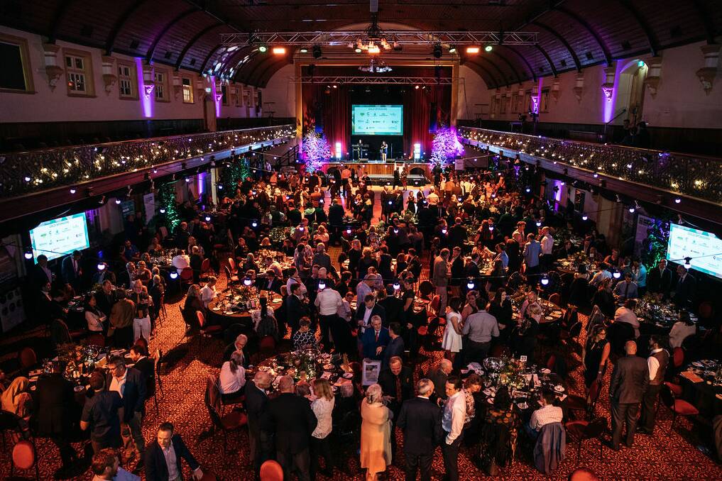 The inaugural Tasmanian Timber Awards in 2019 and the 2021 event were held at the Albert Hall. Picture supplied 
