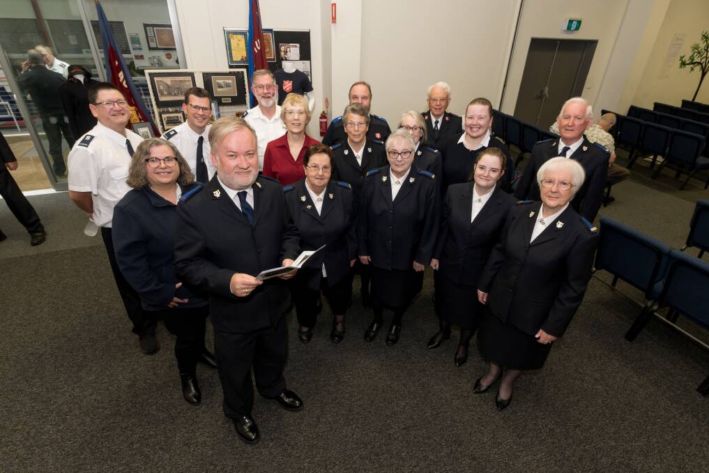  Songster leader Jeremy Reeve at the Salvation Army in Launceston, where they celebrated the 140th anniversary. Picture by Phillip Biggs