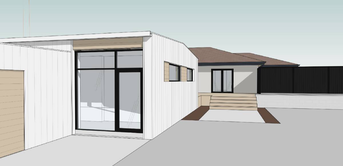 Concept drawing of the Tasmanian Eating Disorder Service (TEDS) northern clinic, created by Edwards & Simpson. Picture supplied
