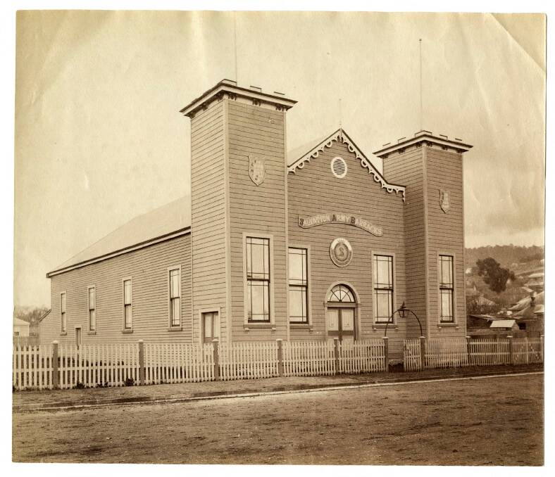 The original Elizabeth Street Barracks. Picture supplied