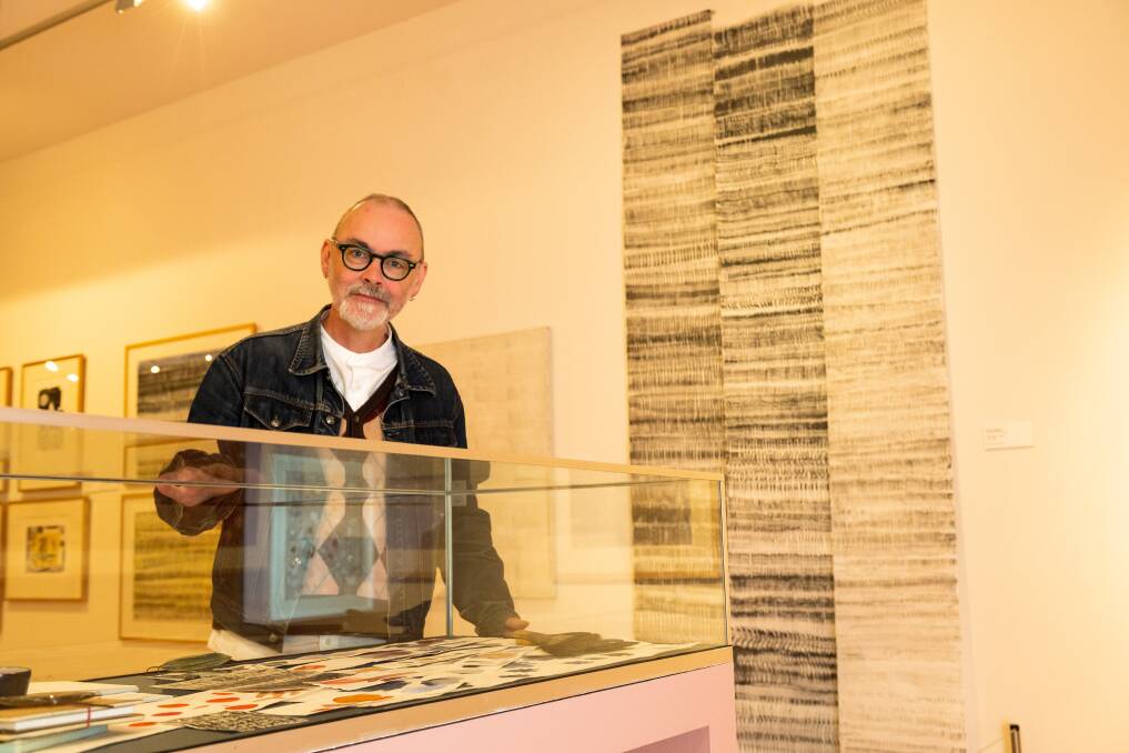 Senior curator of visual art and design Ashley Bird at the Mason / Marsden exhibition at QVMAG. Picture by Phillip Biggs