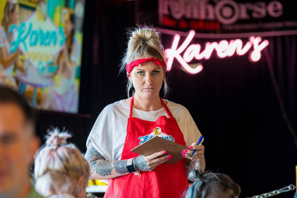 Karen's Diner waitress Brooke Elliott at the Iron Horse. Picture by Phillip Biggs