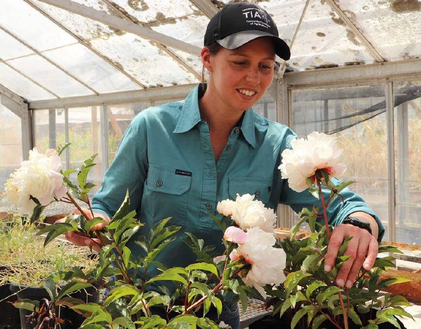 Tasmanian Institute of Agriculture PhD candidate Celia van Sprang. Picture supplied 