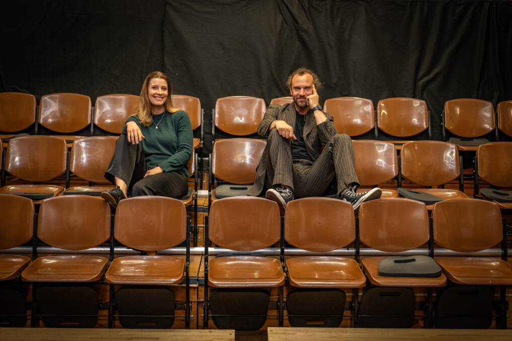 Grace and Chris kick back in the seats at IO Performance. 