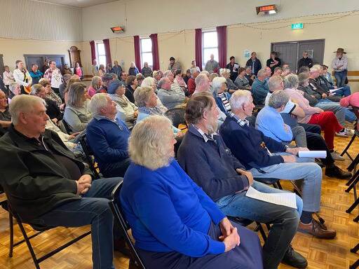 The St Marys community attended a public meeting addressing concerns around available health services. Picture supplied