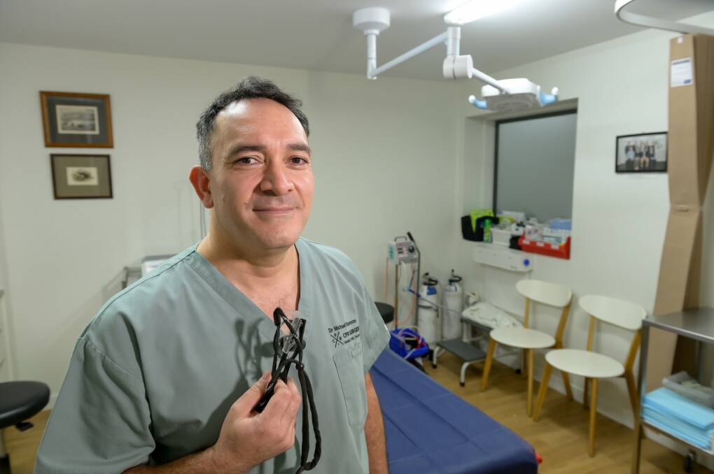 Launceston surgeon Michael Thomson has been volunteering time in Tonga and Fiji to perform life changing surgeries and provide medical training to locals. Picture Phillip Biggs