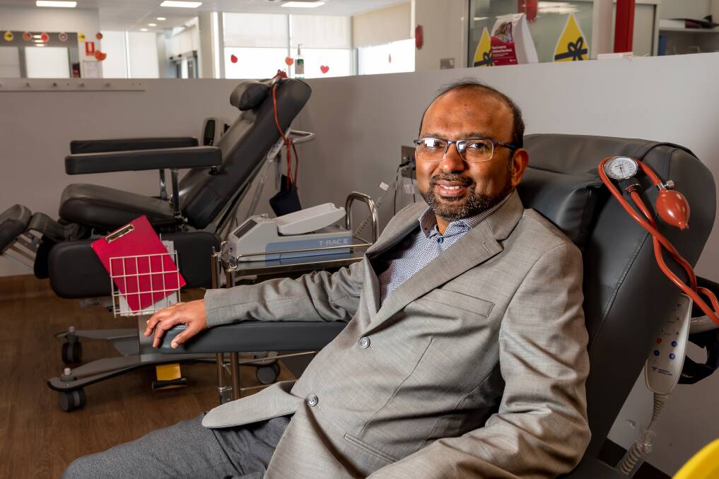 Consultant haematologist Muhajir Mohamed is calling on the community to donate blood ahead of the busy holiday season. Picture by Phillip Biggs
