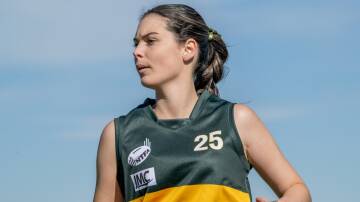 Hayley Kelly was a part of St Pats' inaugural women's team on Saturday. Pictures by Phillip Biggs