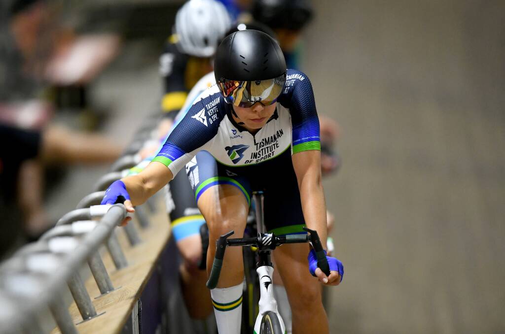 Georgia Baker has medalled for Australia on the first two days of the UCI Track Nations Cup. Picture by Josh Chadwick