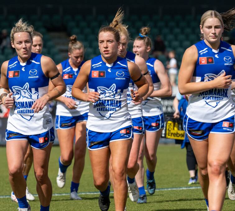 Mia King will be a key member in North Melbourne's maiden AFLW grand final. Pictures by Paul Scambler
