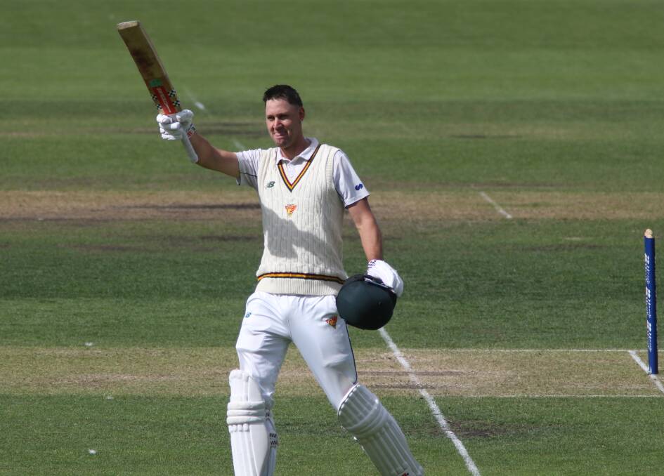 Tasmanian Tigers all-rounder Beau Webster has been in career-best form with the bat. 