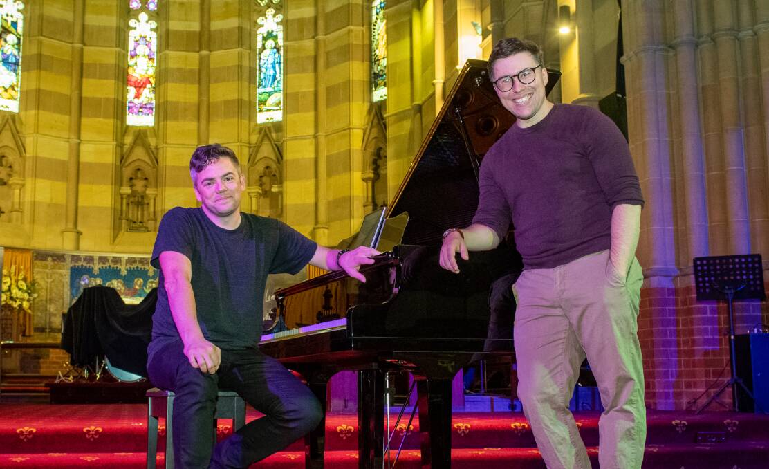 Mona Fomas artist in residence Nico Muhly and countertenor Nicholas Tolputt will be performing works from Nicos oeuvre. Picture by Paul Scambler