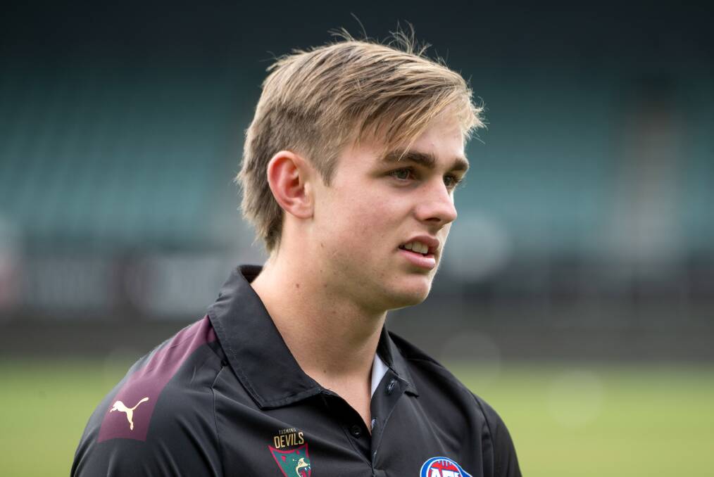 Launceston TSL premiership player James Leake was drafted at pick 17 by the GWS Giants.