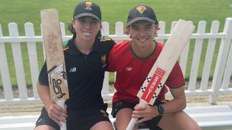 Zac Curtain and Riverside product Aidan O'Connor each scored centuries in Tasmania's opening match. Picture by Cricket Tasmania