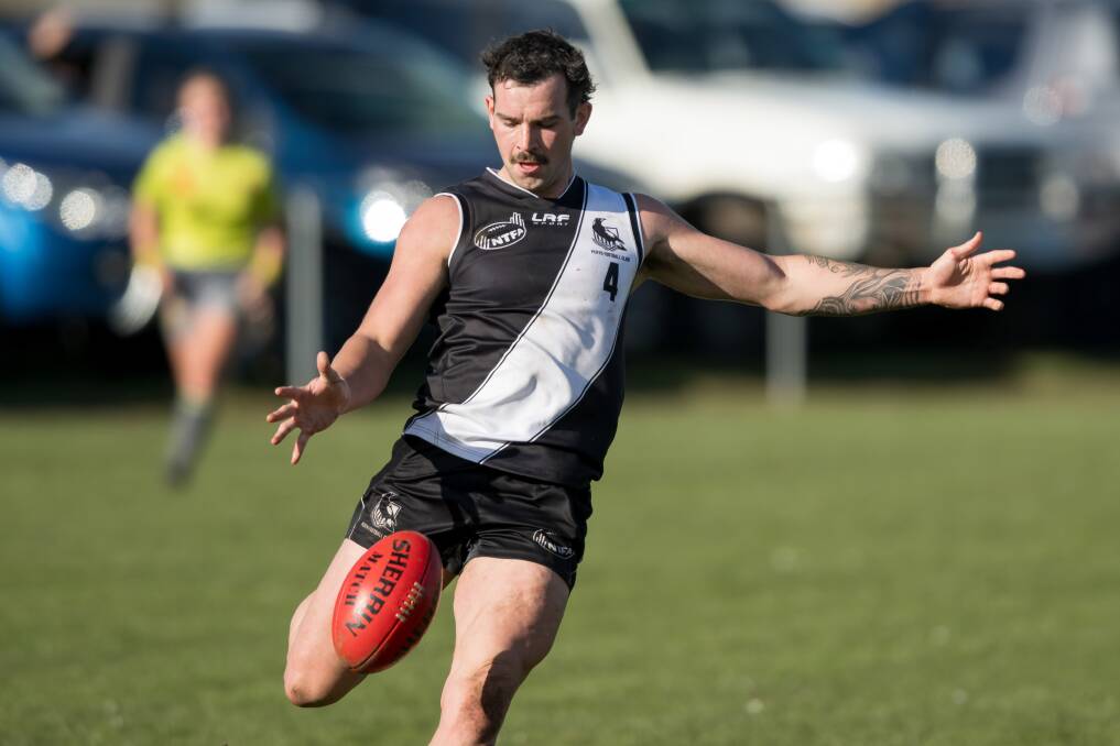 Perth's Will Haley appeared to be on his way out of Perth in the off-season, but will suit up for the Magpies again in 2024. Picture by Phillip Biggs