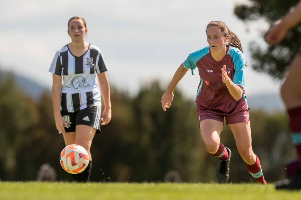 Northern Rangers' Moana Chamberlin in action against Launceston City. Picture by Phillip Biggs	