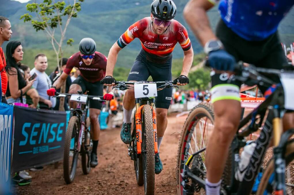 Sam Fox on his way to victory in Itabirito, Brazil. Picture Facebook