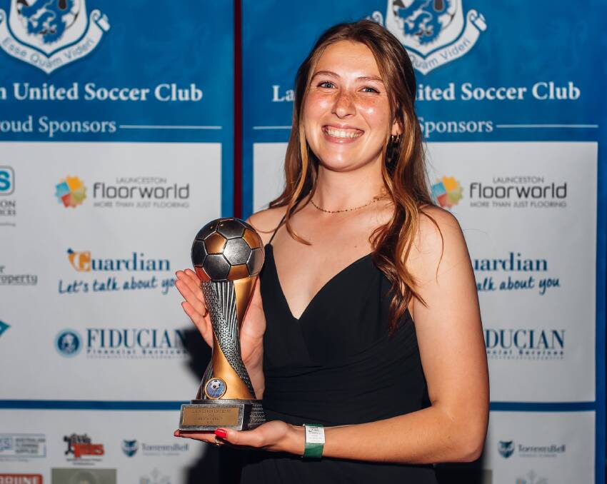 Launceston United's WSL player of the season Angel Ikeda. Picture Facebook